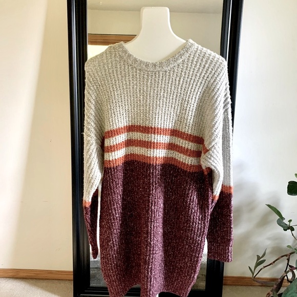 ROXY Milky Cloud Wool Blend Sweater Dress - Picture 3 of 6